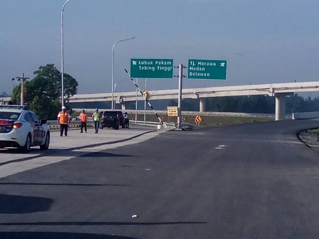 Pemakai Tol Kualanamu-Sei Rampah Butuh Kenyamanan, Sudah 12 Mobil Melintas Dilempar OTK