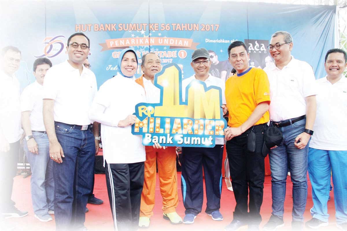 Bank Sumut Manjakan Nasabah, HUT 56 Tahun, Berikan Hadiah Utama Rp1 Miliar