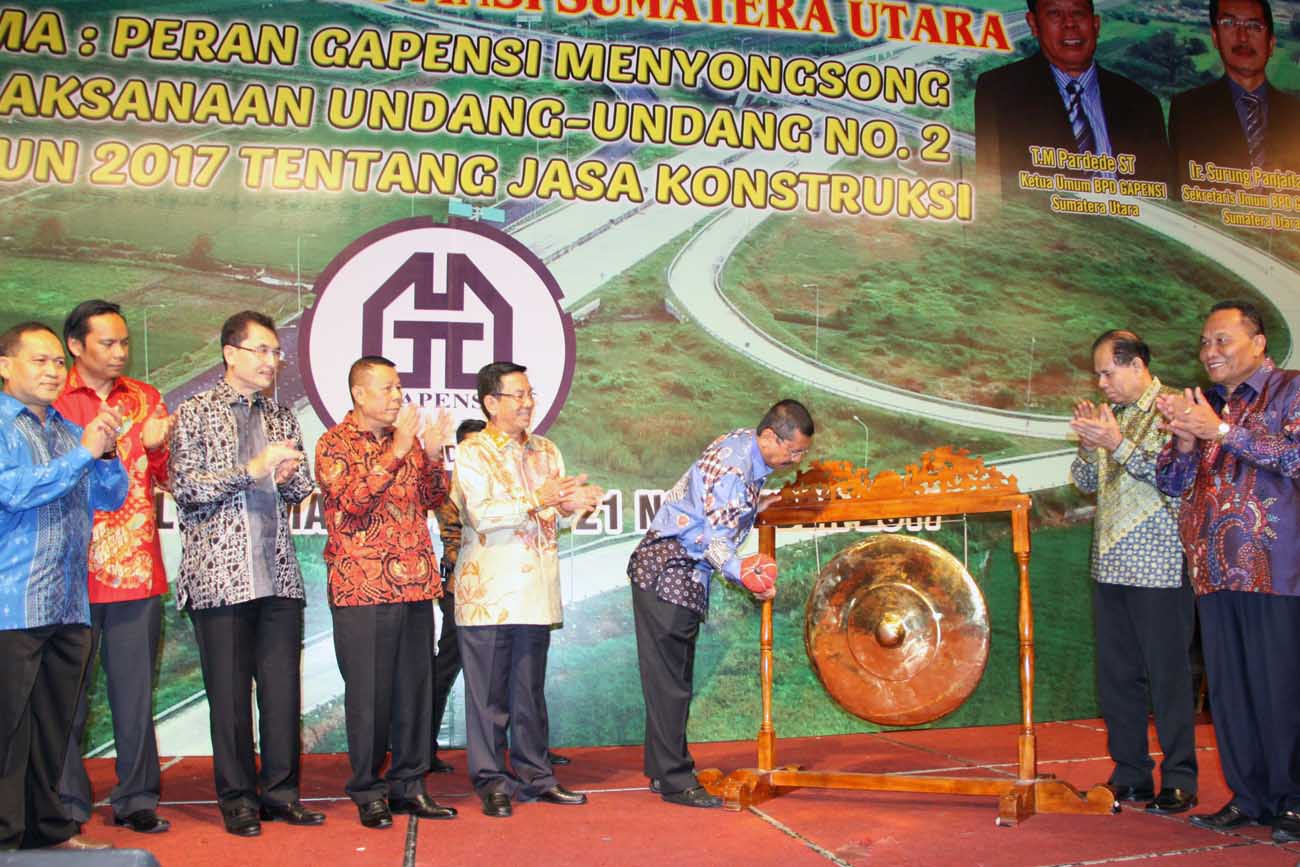 Gapensi Dukung Pemprovsu Bangun Infrastruktur