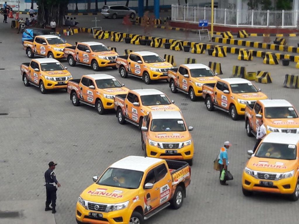 DPD Hanura se-Indonesia Lakukan Konvoi Hadiri Pelantikan DPD Hanura Sumut