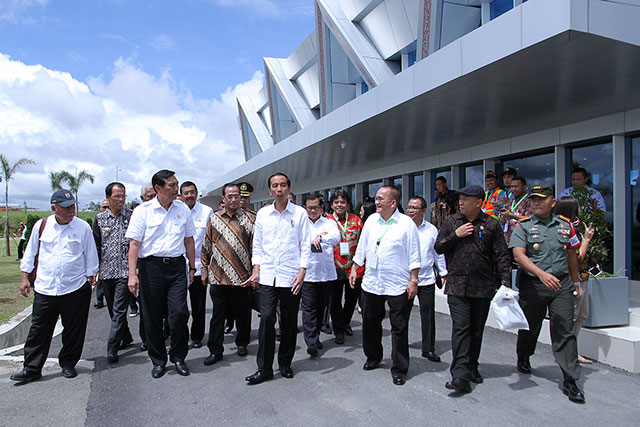 Bandara Udara Internasional Silangit Diresmikan Presiden