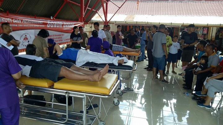 Donor Darah di Balerong Pasar Balige