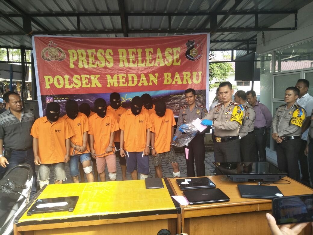 Lima Pelaku Curanmor Ditembak