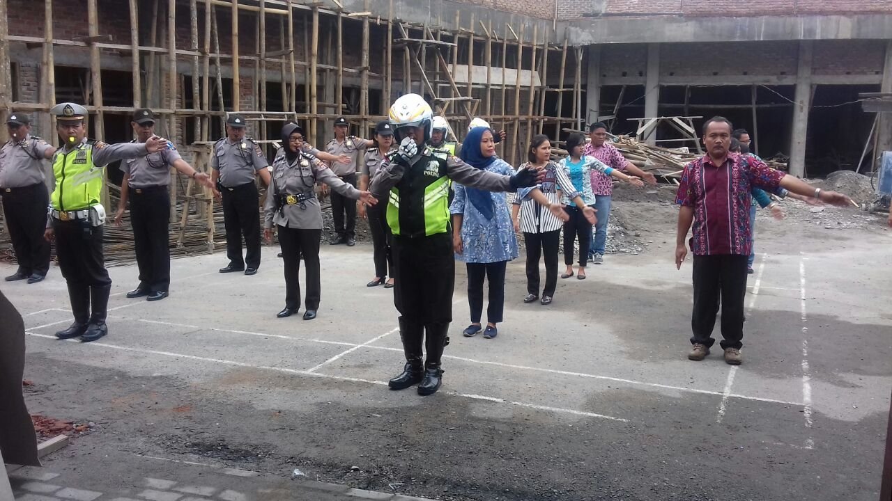 Polsek Sunggal Latihan Fungsi Teknis Lantas