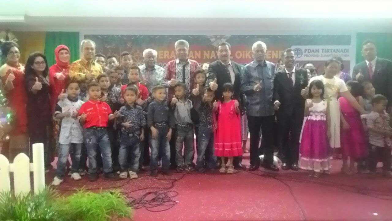 PDAM Tirtanadi Rayakan Natal Oikumene 2017
