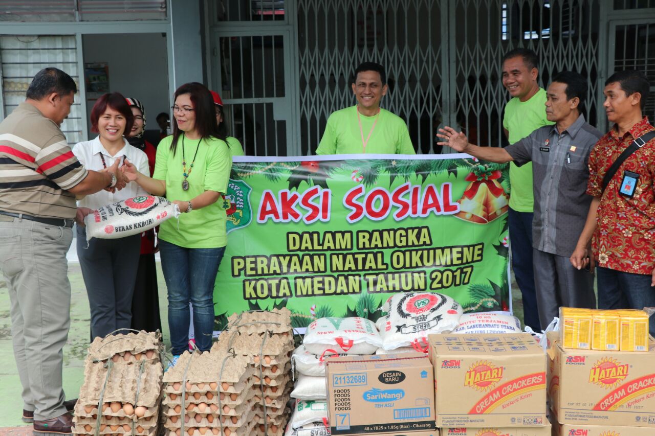 Perayaan Natal Oikumene Kota Medan 2017