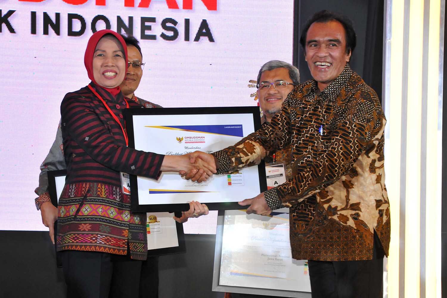 Pemprovsu Raih Predikat Kepatuhan Standar Pelayanan Publik Terbaik se-Indonesia