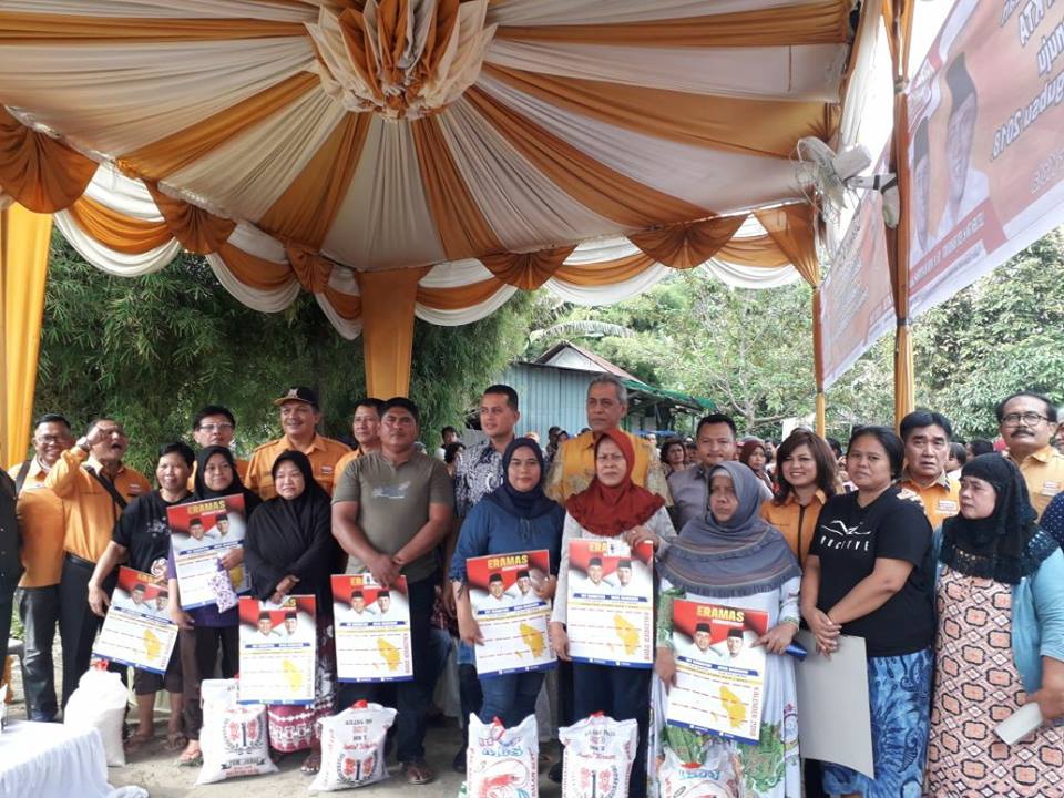 DPD Hanura Sumut dan ERAMAS Bedah Rumah Warga, Kodrat Shah: Seluruh Kader Wajib Menangkan Paslon Diusung Hanura