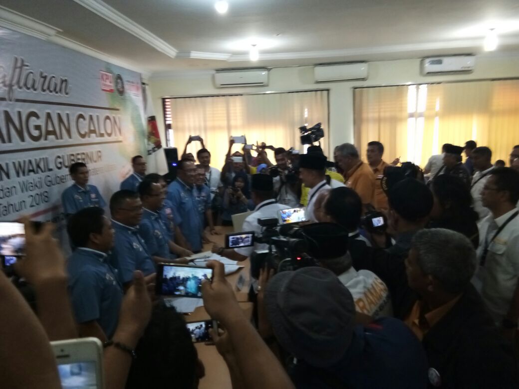 KPU Sumut Resmi Terima  Pendaftaran Edy-Ijeck