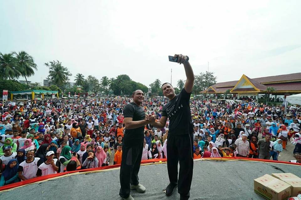 ERAMAS Jalan Sehat Bersama 10 Ribu Warga Tebingtinggi