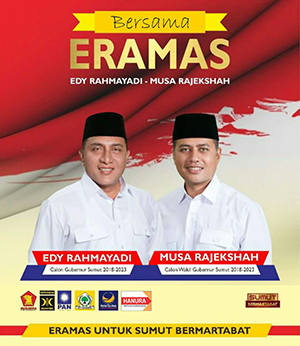 Eramas Unggul Quick Count Sementara Dari Dua Lembaga Survei