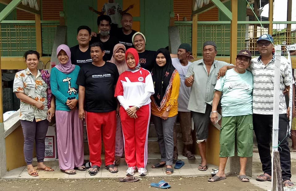 Pengecatan Mesjid Al Azhar dan Rumah Warga Kp Mandailing Berlanjut