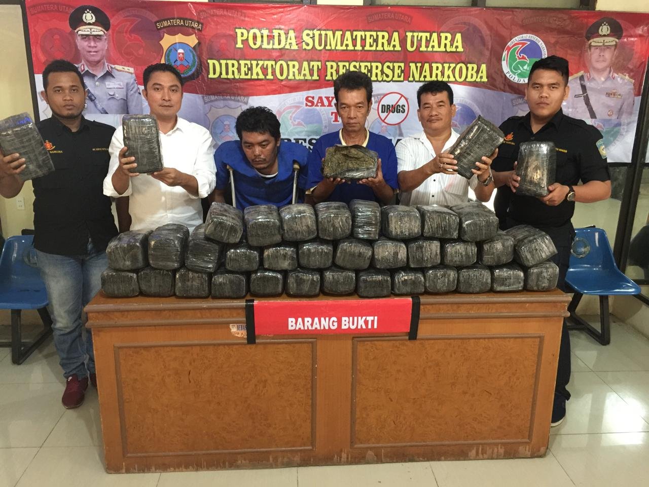 Poldasu Garuk Pengedar Ganja 75 Kg Jaringan Aceh â€“ Medan