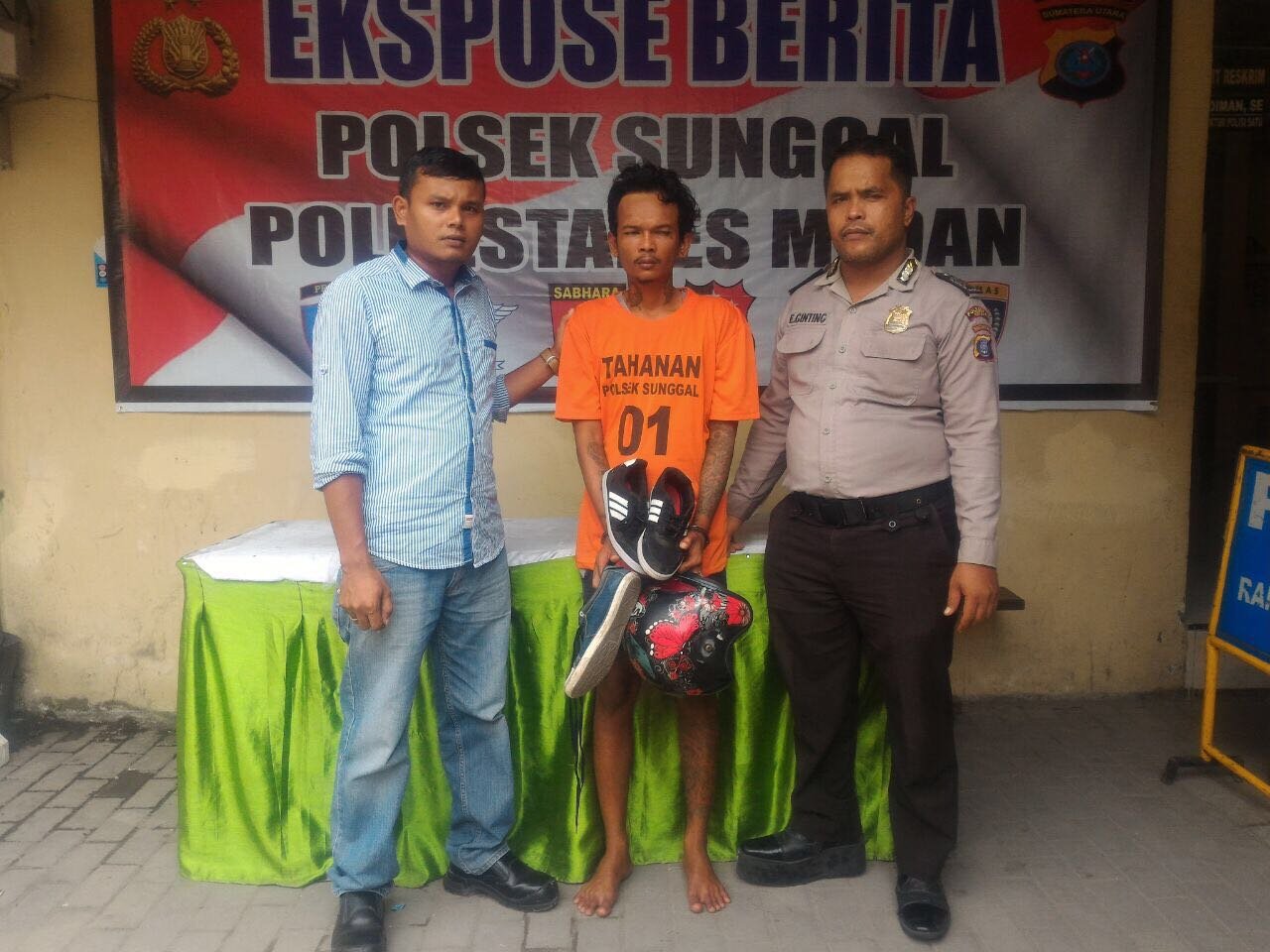 Maling Jemuran, Mantan Residivis Diciduk Polisi