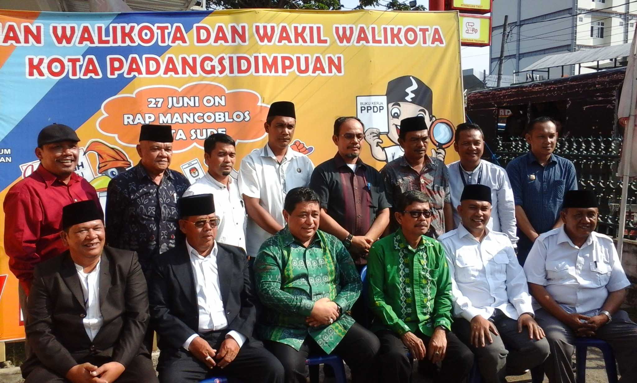 3 Paslon Walikota Padangsidimpuan Bertarung