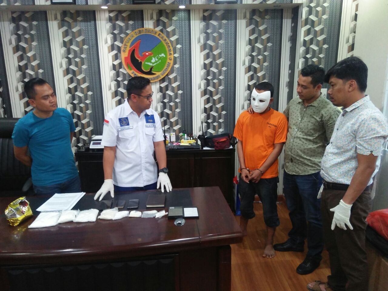 Polrestabes Medan Ringkus Pengedar Narkoba Jaringan Malaysia, Barbut 2 Kg Sabu Diamankan