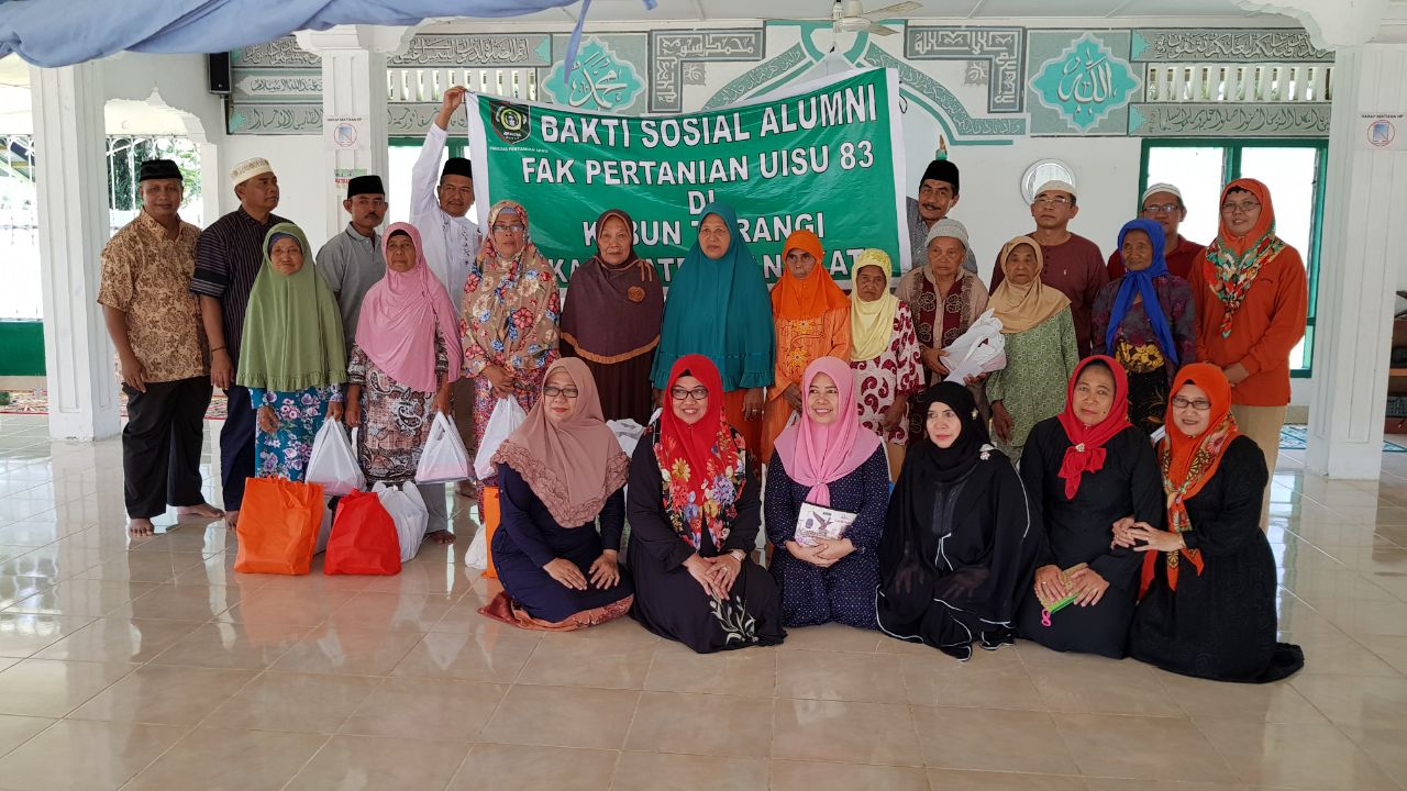 Bakti Sosial Alumni Fakultas Pertanian UISU Angkatan 1983