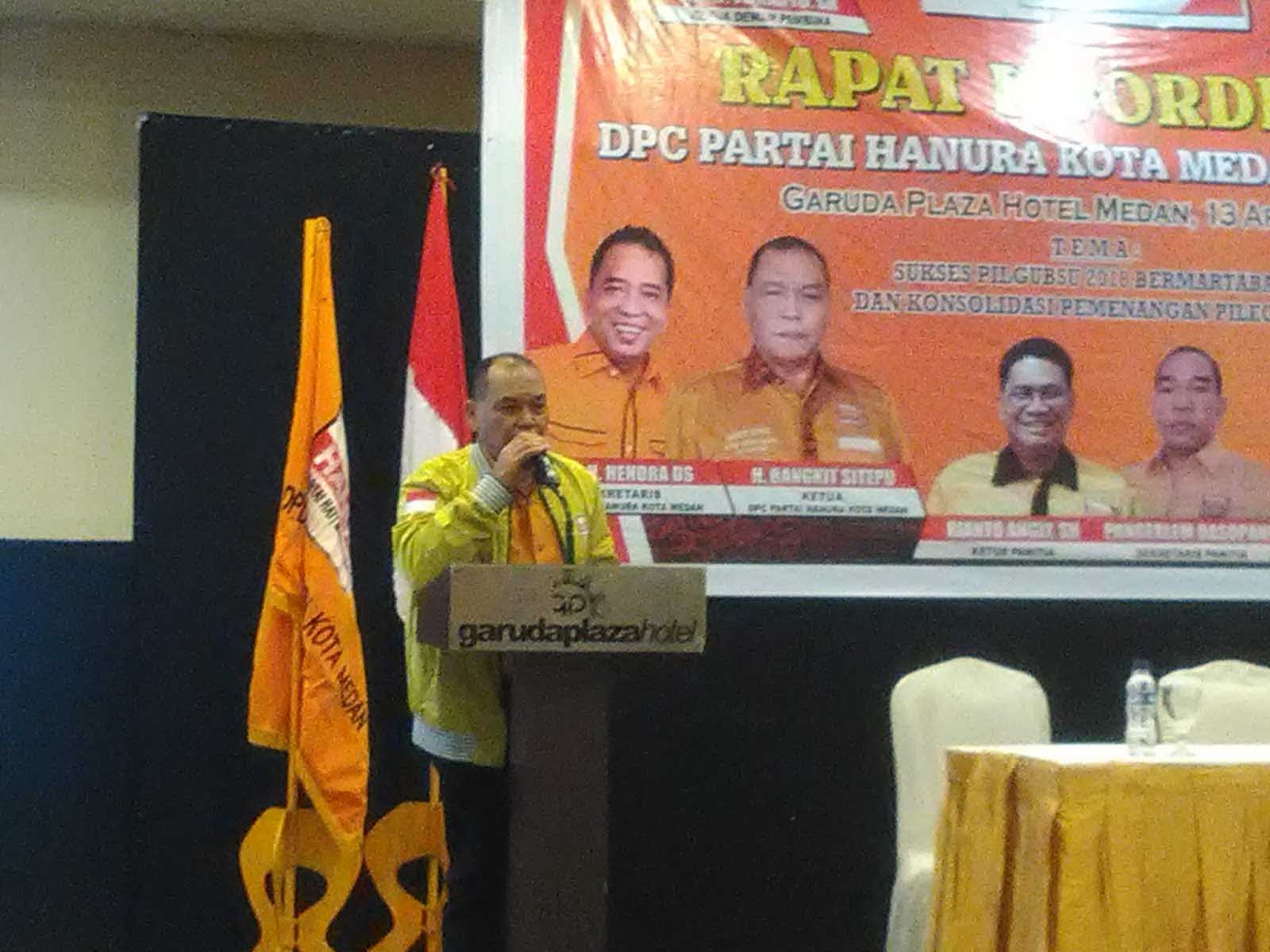 Hanura Medan Target 6 Kursi dan Menangkan Eramas