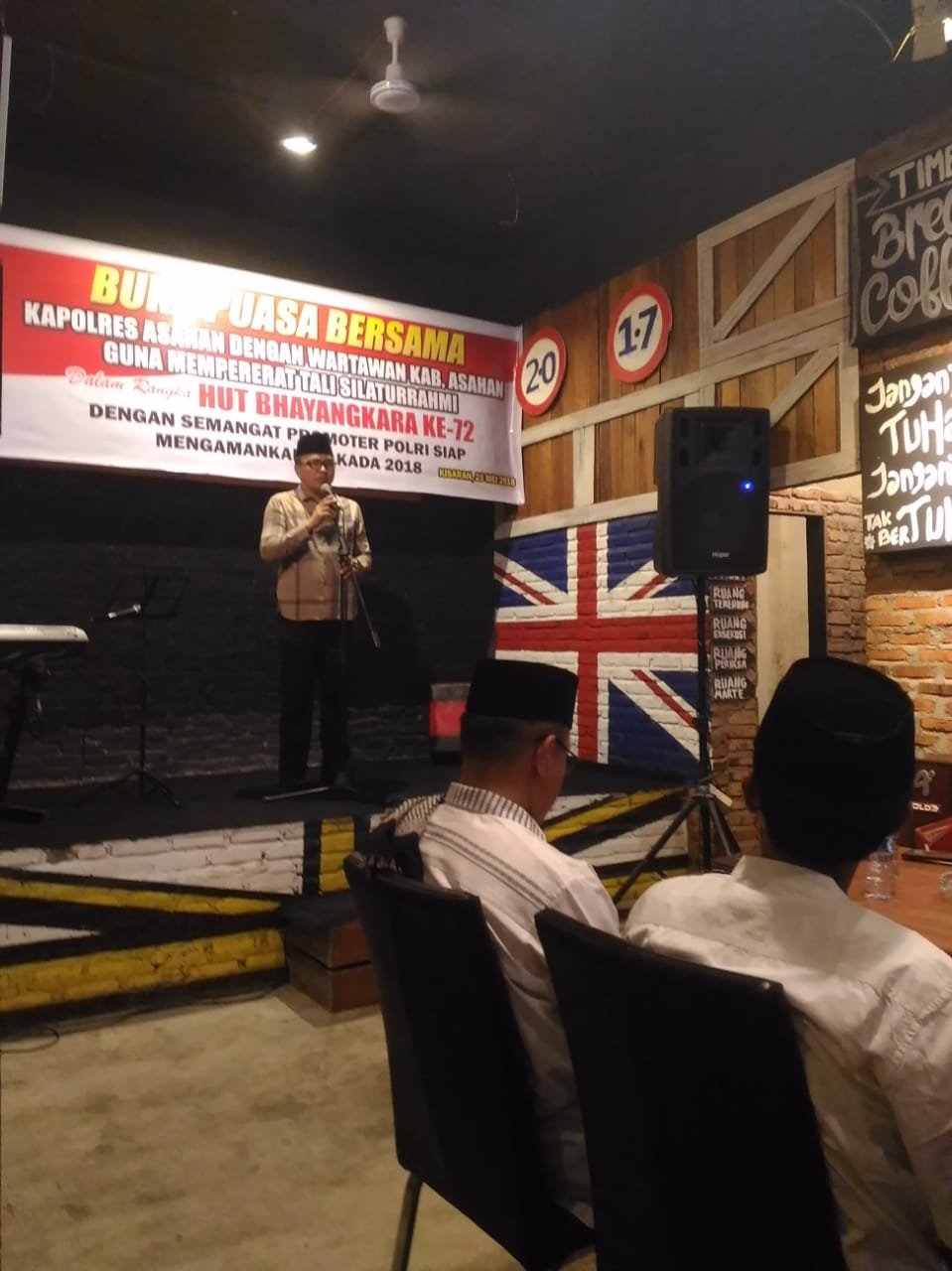 Kapolres Asahan Jalin Silaturahmi Dengan Wartawan Gelar Berbuka Puasa Bersama