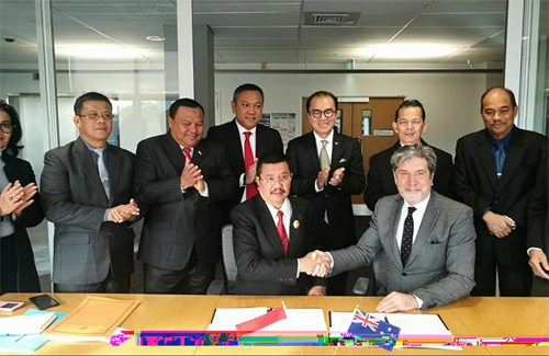 Gubsu Erry Tandatangani Letter of Intent dengan Auckland University of Technology