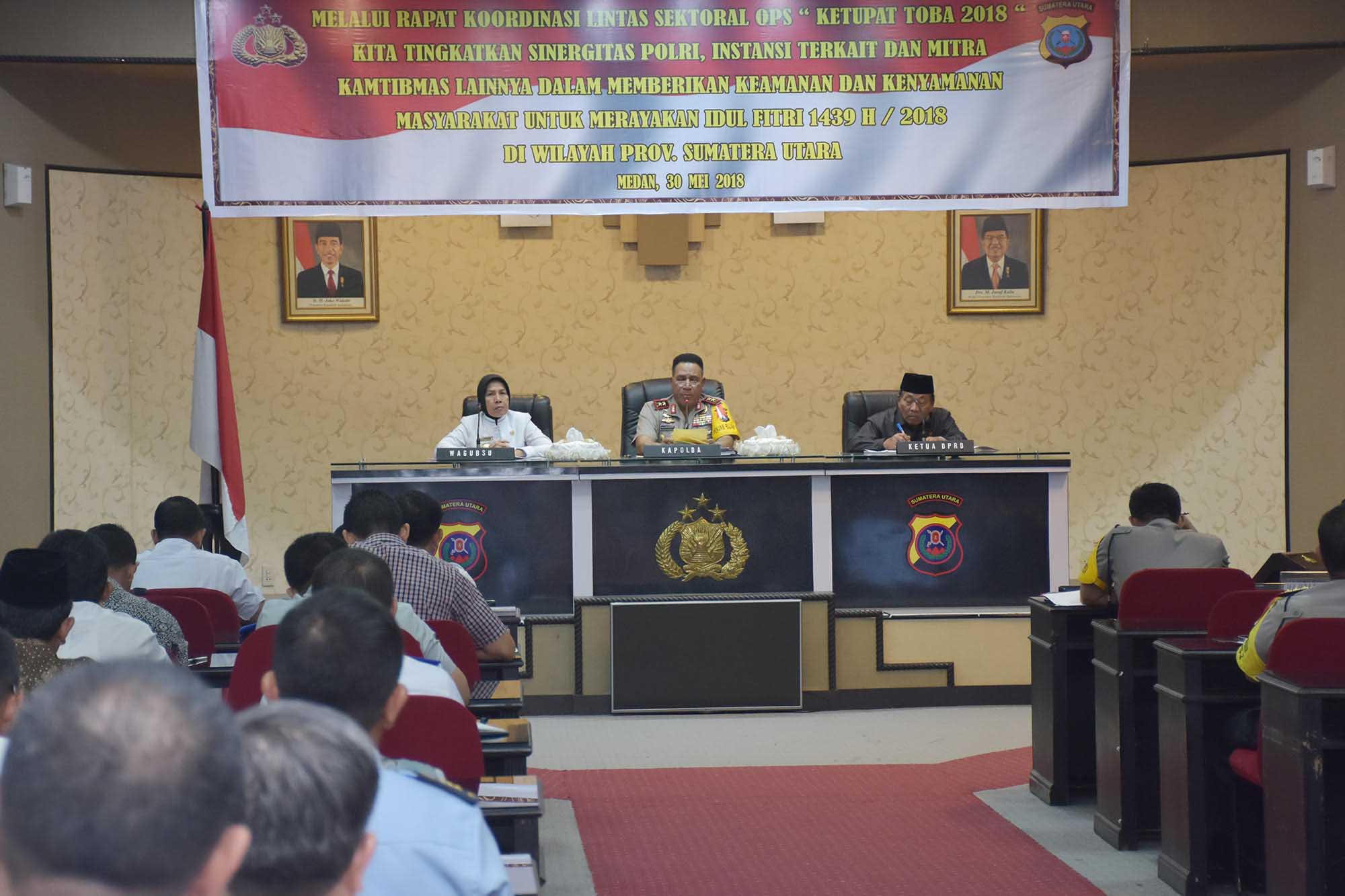 Wagubsu Minta OPD Pemprovsu Koordinasi dengan Stakeholder Untuk Pengamanan Lebaran