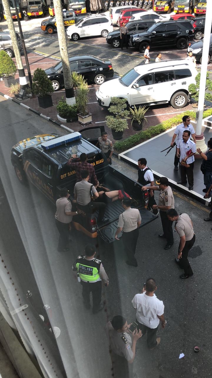 Teroris Serang Polda Riau, Tiga Terduga Teroris Ditembak Mati