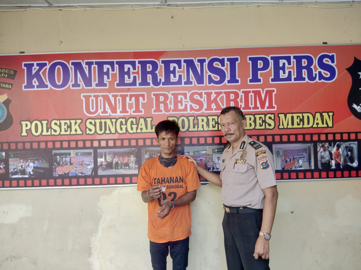 Polsek Sunggal Ciduk BD Sabu Medan Krio