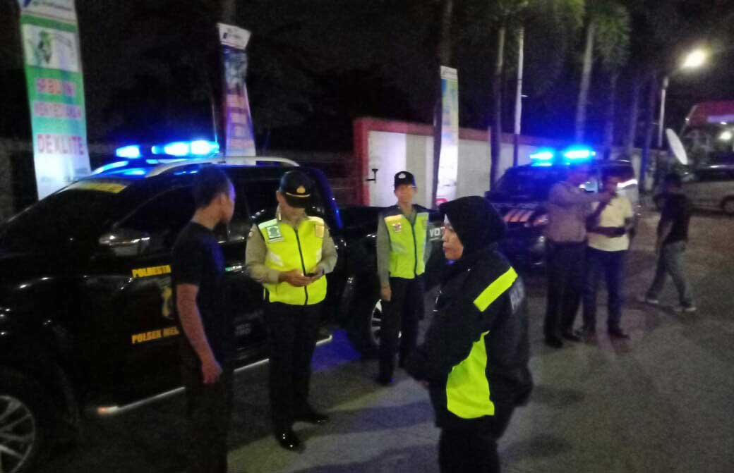 Persempit Ruang Gerak Kriminalitas, Polsek Medan Helvetia Patroli 3C