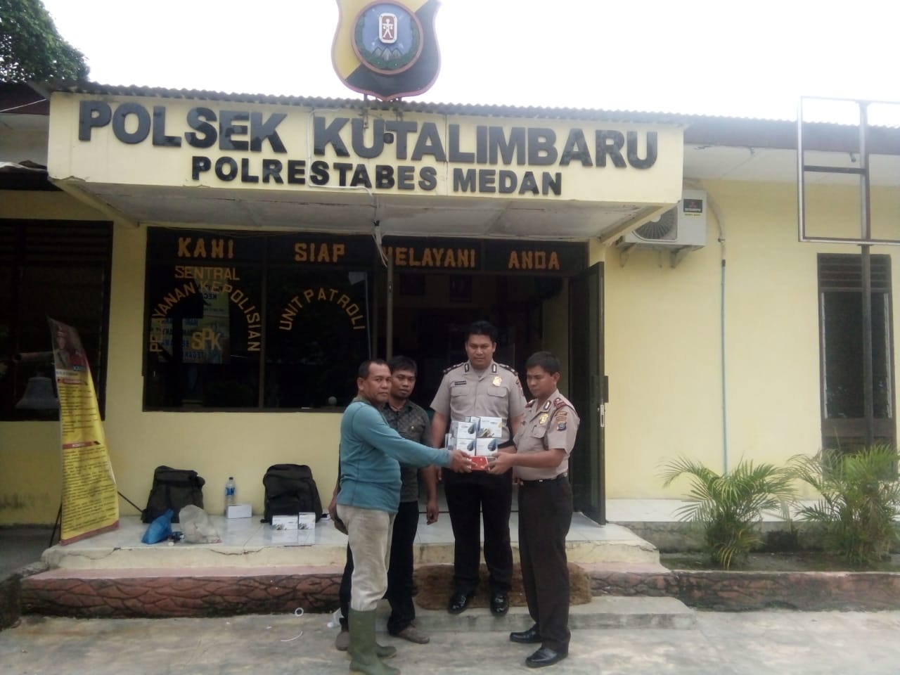 Mengantisipasi Serangan Teroris, Polsek Kutalimbau Pasang CCTV