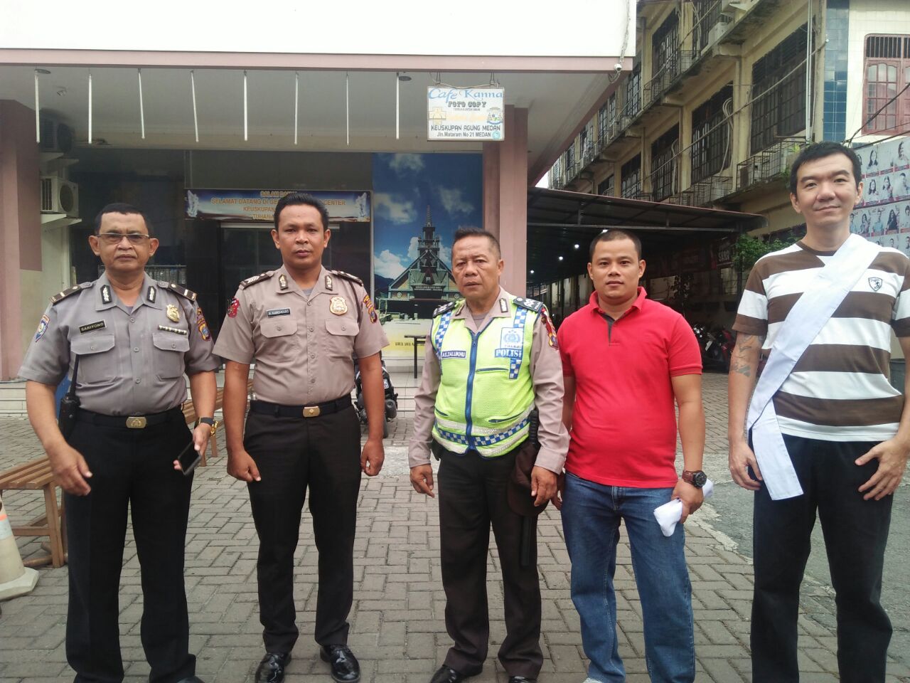 Minggu Rutin Polsek Medan Baru PAM Gereja Prioritas