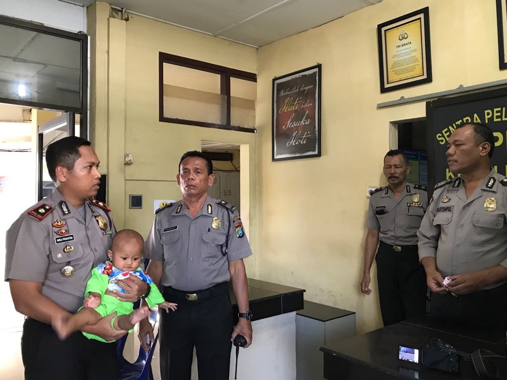 Polsek Sunggal Amankan Balita Ditelantarkan Ibunya