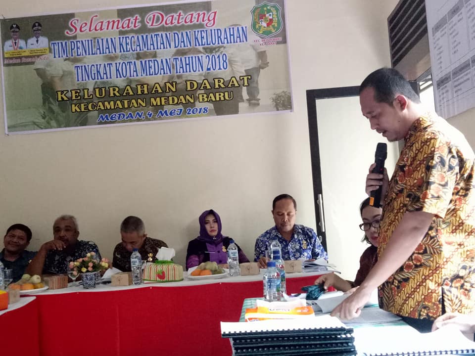 Tim Penilaian Kota Medan Beri Aplus Kepada Kelurahan Darat Medan Baru