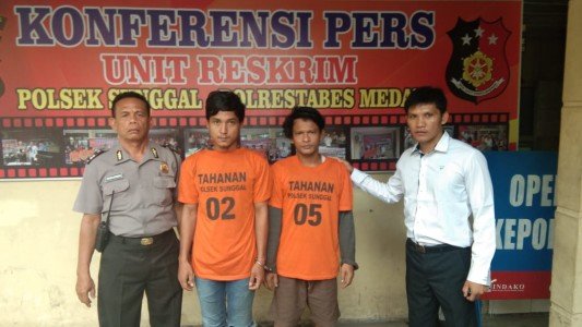 Sabu Paket Kecil Hantarkan Dua Warga Binjai Masuk Bui