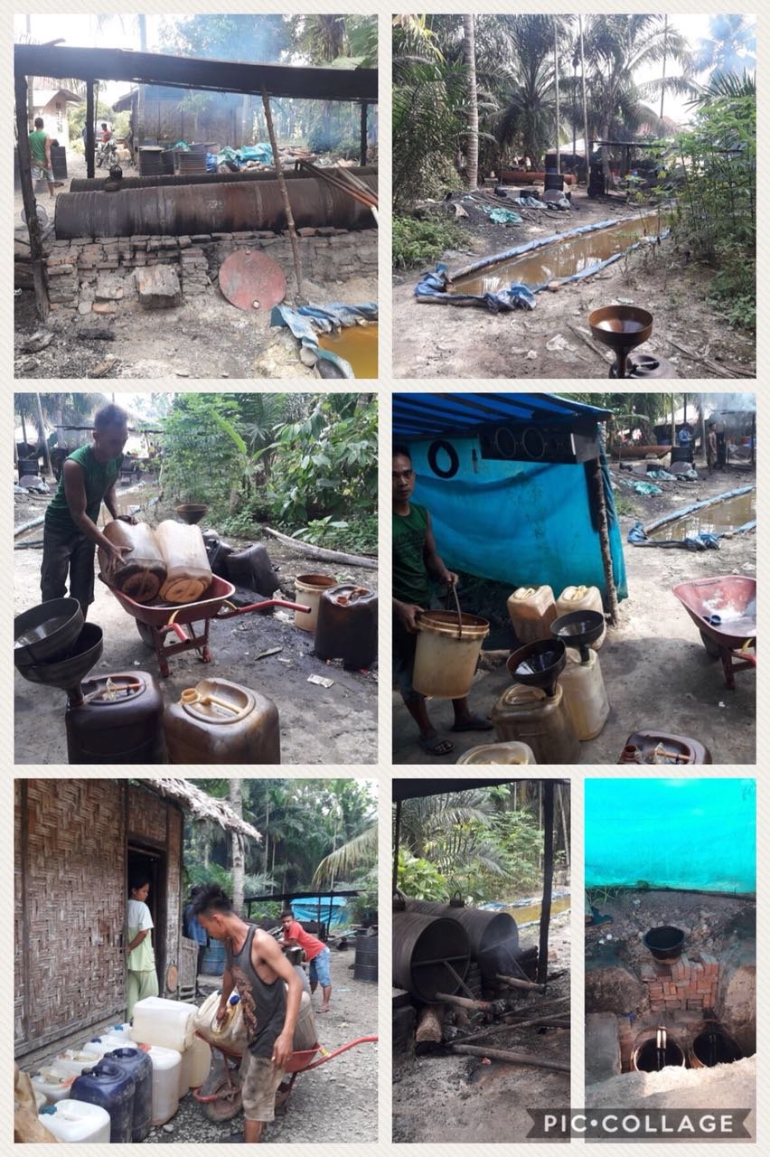 Dua Pelaku Pengolah Minyak Mentah Tanpa Izin Diamankan