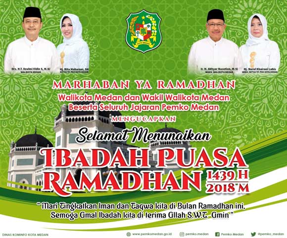 Walikota Medan Eldin, Marhaban ya Ramadhan