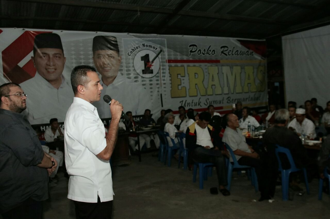 Di Siantar, Ijeck Imbau Masyarakat Jangan Golput