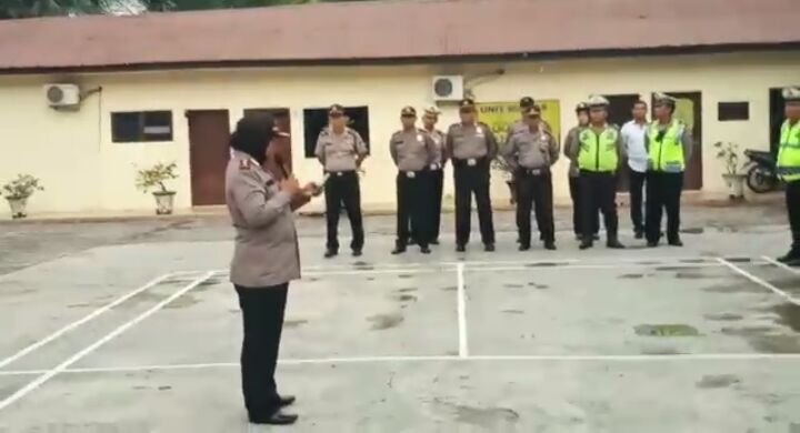 Kapolsek Medan Helvetia Pimpin Apel Siaga