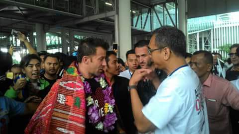 Del Piero Bantu Korban Sinabung