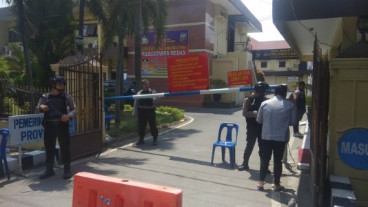 Bom di Surabaya, Polrestabes Medan Perketat Pengamanan