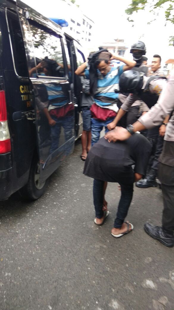 Polrestabes Medan Gerebek Kampung Sejahtera