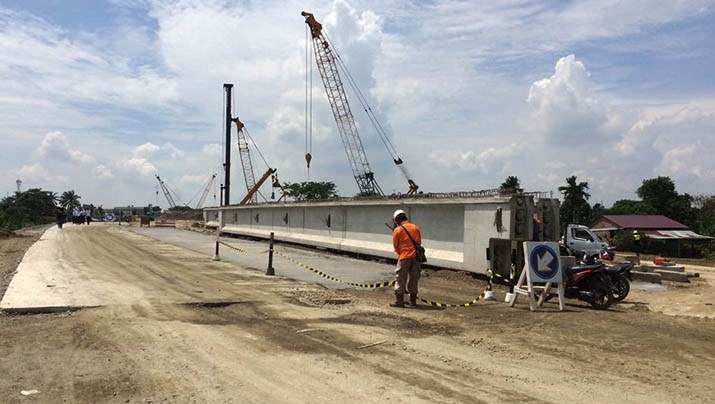 Pembangunan Tol Medan-Binjai Dikebut,  H-7 Lebaran Dibuka
