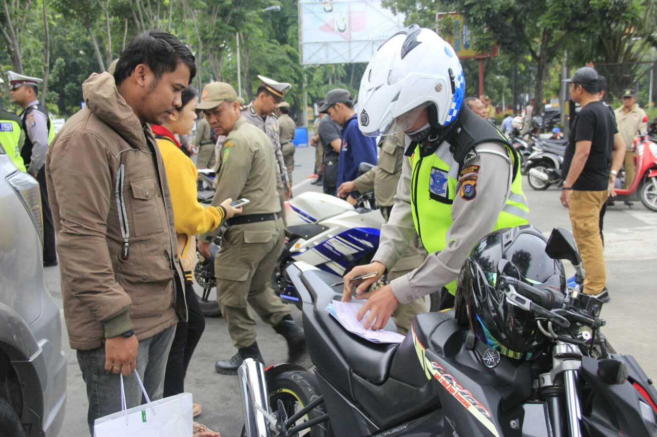 Tim Pemantauan Asmara Subuh Amankan 12 Sepeda Motor  Tanpa Surat