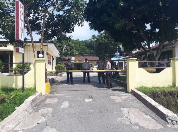 Polsek Kutalimbaru Siaga, Tamu dan Kendaraan Wajib Diperiksa