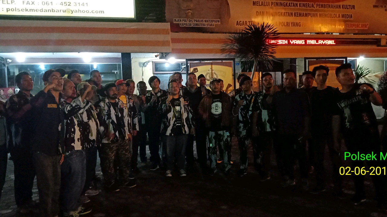 Polsek Medan Baru Kawal Sahur On The Road  Ormas IPK