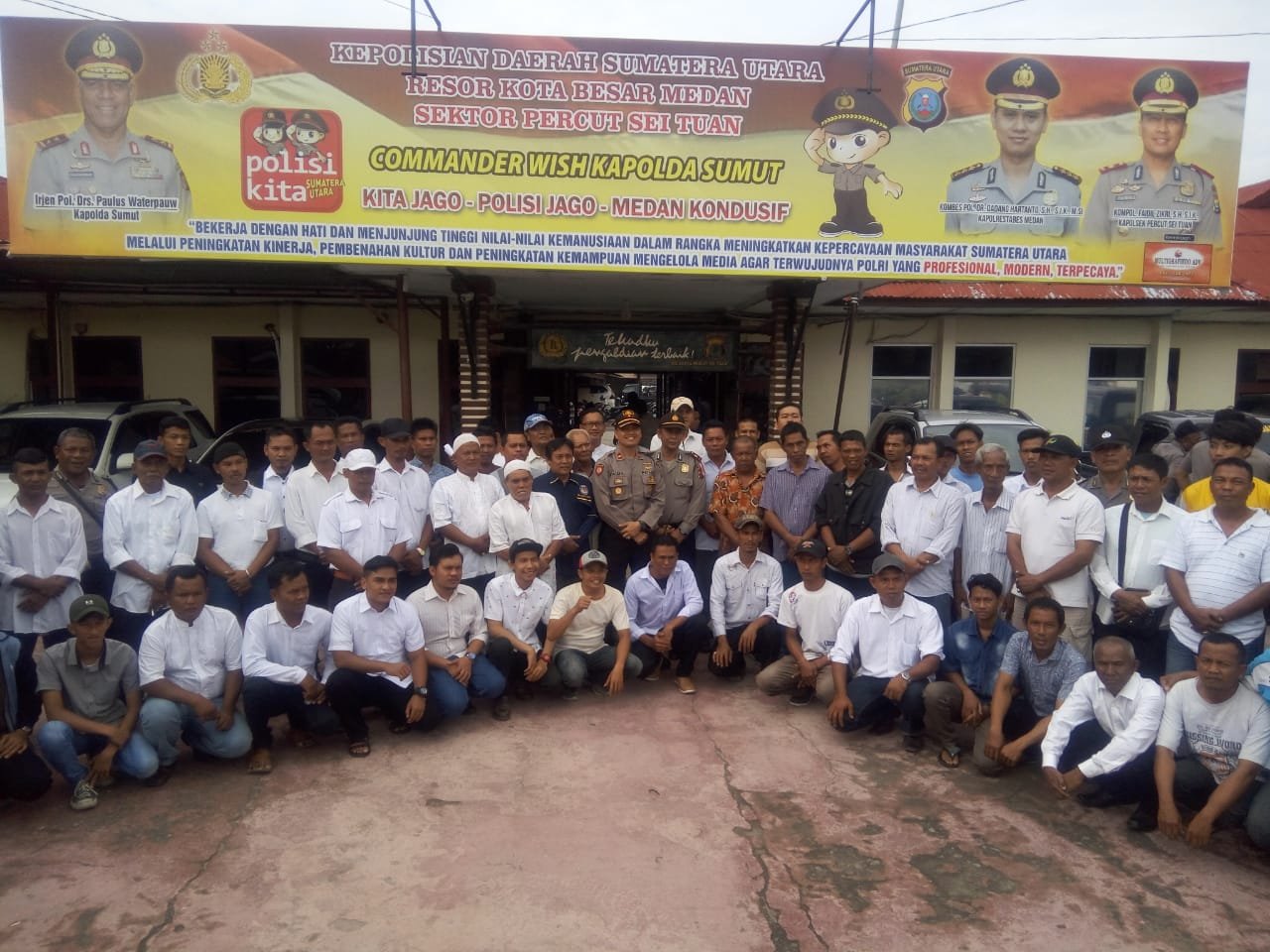 Polsek Percut Seituan Gelar Apel Pasukan Pengamanan Pilgubsu dan Pilbup