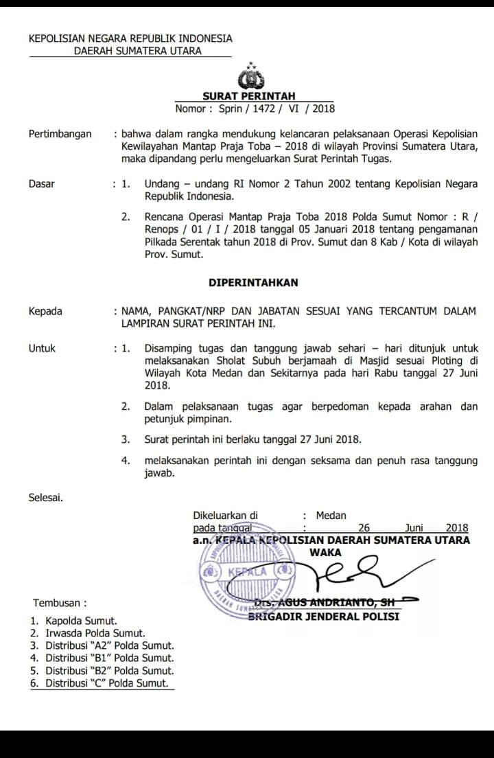 Polisi Siap Ramaikan Gerakan Subuh Berjamaah