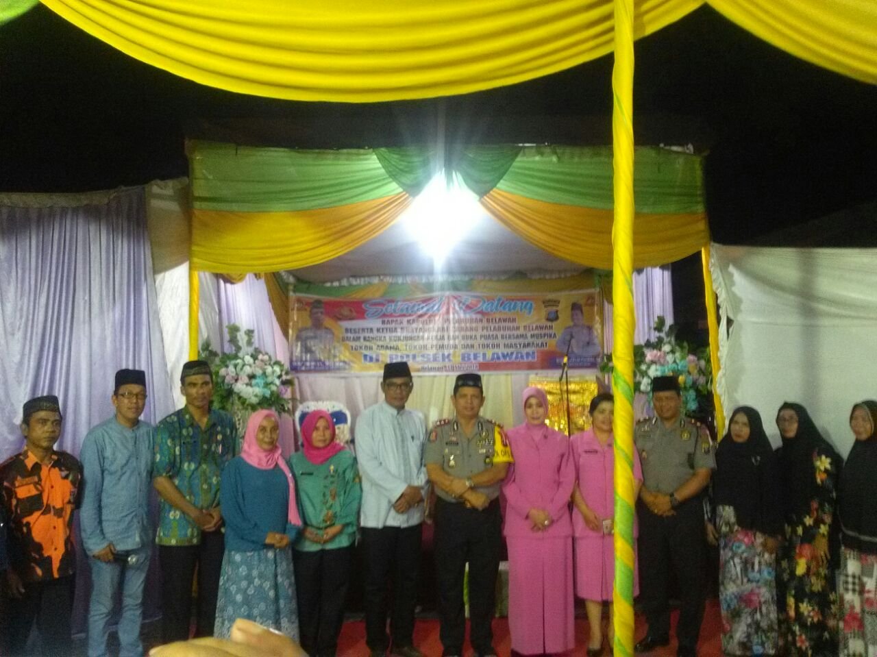 Safari Ramadhan Ke Polsek Belawan, Kapolres Belawan Buka Bersama dan Berbagi Kasih Bersama Anak Yatim