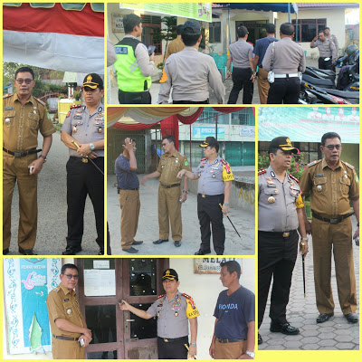 Jaga Situasi Kondusif Saat Pilkada, Kapolres Belawan Cek PPK,PPS dan TPS di Belawan