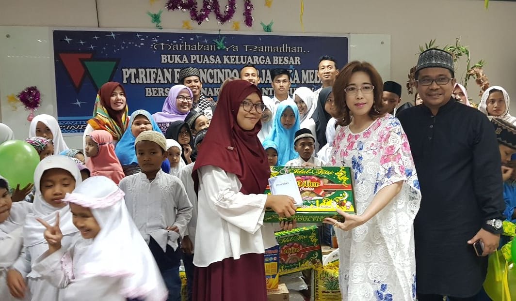 PT Rifan Undang Anak-anak dari Dua Panti Asuhan Berbuka Puasa Bersama