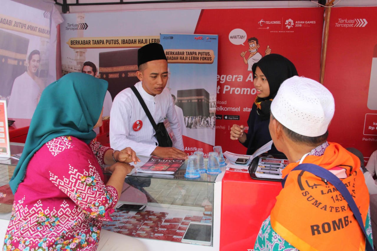 Telkomsel Berikan Solusi Komunikasi di Tanah Suci
